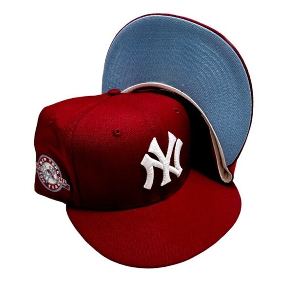 New Era New York Yankees 59FIFTY Fitted Hat 50TH Anniversary 1903-52 Patch 7 3/4 - Picture 4 of 7
